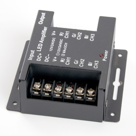 Amplifier for LED tape, RGB, 24A12-24V, LD67-3