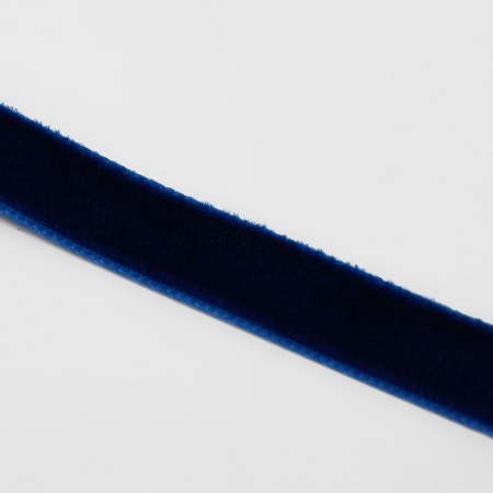 Velvet tape, 10 mm, 18 ± 1 m, blue color No. 47-2