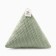 Pillow Ethel "Triangle" d = 40 cm, central green