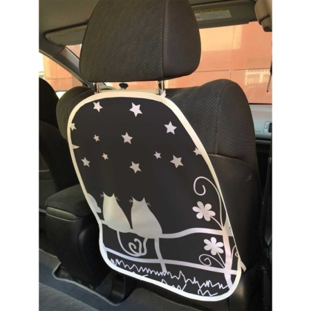 Protective cape on the back of the car seat "Affectionate evening"