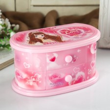 Musical box with drawers 