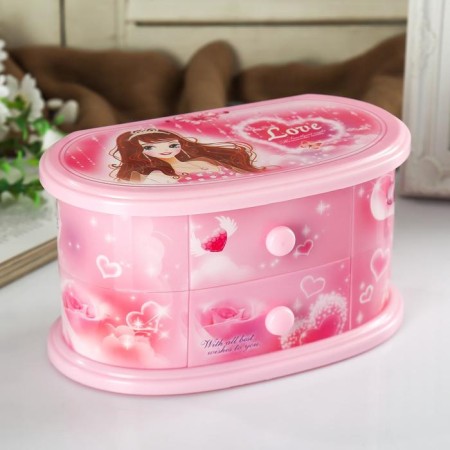 Musical box with drawers "Maiden" 20x10x10.5 cm
