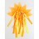 Carnival set "Clear Sun": rim, belt, ribbons, yellow-orange