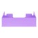 Paper tray Horizontal HEAMM "Favorite", purple