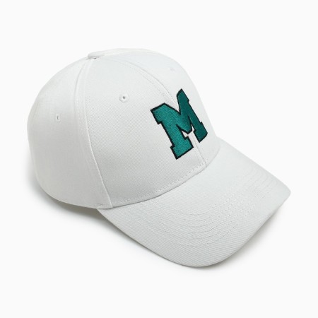 Women's cap with embroidery, white, p. 56-58