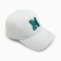 Women's cap with embroidery, white, p. 56-58