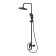 The shower system Milardo Rora Rorbl4fm06, tropical shower, shower, brass, black
