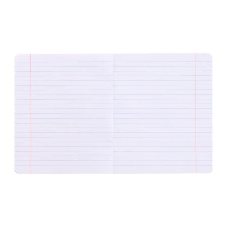 Notebook of 18 sheets in the line "School objects", cover coated cardboard, rounded corners, 5V, mix-2