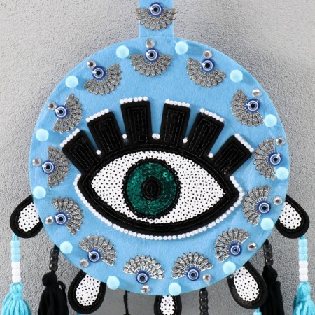 Dreams of dreams from the evil eye "Blue" 22x48 cm-1