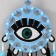 Dreams of dreams from the evil eye "Blue" 22x48 cm