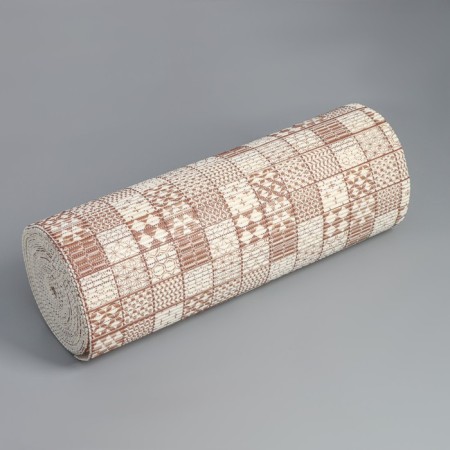 Bathroom mat “Transfiguration”, width 80 cm, roll 15 m, brown color-3