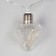 Garland “thread” 3 m with nozzles “Crystal bulbs”, IP20, transparent thread, 80 LED, glow of multi, 8 modes, 220 V