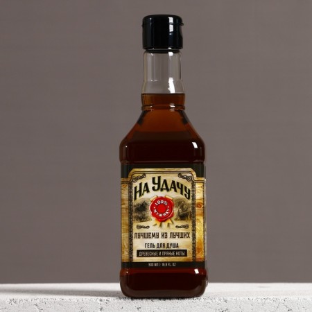 Shower gel “for good luck”, 500 ml, woody aroma with spicy notes, Hard Line-1