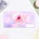 Money envelope "This is your day!" flowers, embossing, 16.5 x 8.5 cm