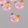 Decor for the work of acrylic "cat" sparkles set 6 pcs 2.5x2.7x0.9 cm