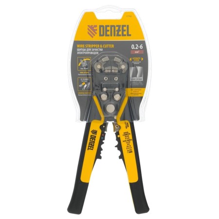 Denzel 17742 electric wire plugs, wire cutting function, 0.2 - 6 mm2-6