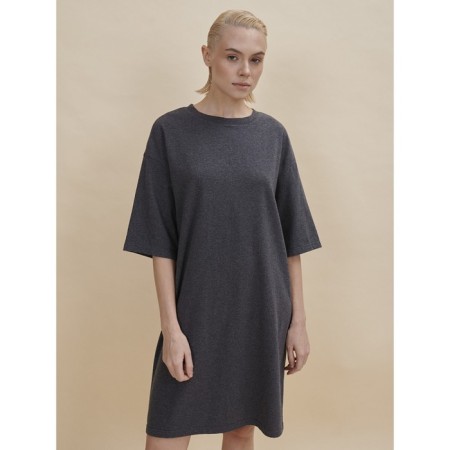 Female dress, size m, dark gray color-1
