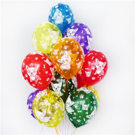 Shar Latex 14 "Corgi", crystal, set 25 pcs., Mix-2