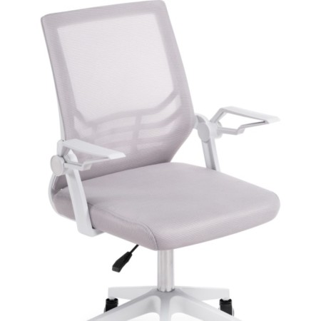 Computer chair Arrow mesh, white/gray 62x62x96 cm-5