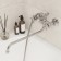 MILARDO DUPLEX DUPSB02M10 bath mixer, two-wagon, S-shaped spout 350 mm, chrome 50494