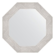 Mirror in the baguette frame, silver rain 70 mm, 53.0x53.0 cm