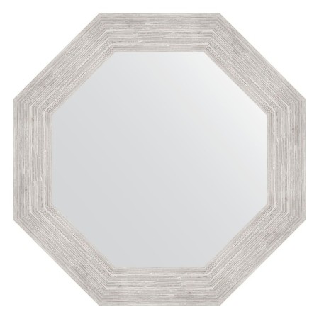 Mirror in the baguette frame, silver rain 70 mm, 53.0x53.0 cm