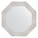 Mirror in the baguette frame, silver rain 70 mm, 53.0x53.0 cm