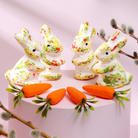 Set for decor Easter "Bunnies with carrots" 3 × 8 × 28 cm