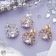 Clips "Grace" Bright shine, color mix