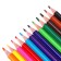 Pencils 12 colors, in a tube, hexagonal, wooden, abstraction