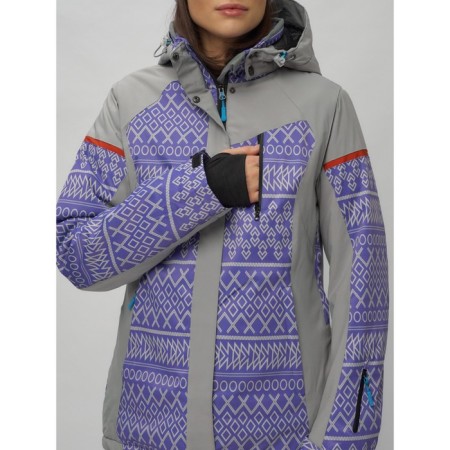 Ski suit, size 42, purple color-30