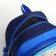 Children's backpack on a zipper, "chosen", blue color