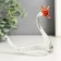 Souvenir "Swan" H 115 mm. (into glassbreed) kr/b