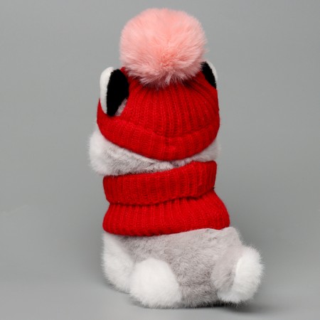 Soft toy "Husky in a hat", 20 cm-2