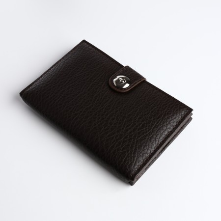 Cover for car documents and passports for magnet, brown color-2