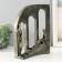 Polystone souvenir "Two on the stairs by the windows" under metal 22.7x7.7x28.7 cm