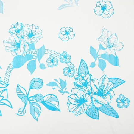 The tablecloth without the base is a disposable bilateral “lilies”, 110 × 180 cm, roll 5 pcs, white color-2