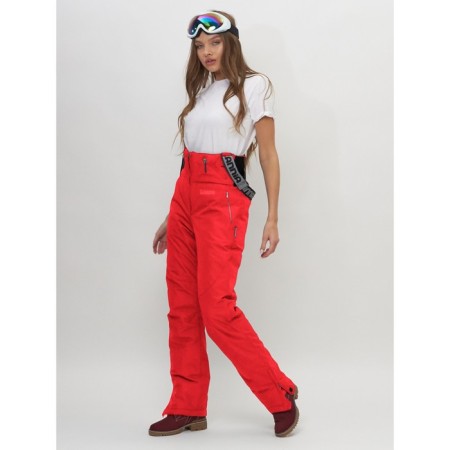 Ski -loving trousers, size 46, red color-12