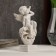 Polystone souvenir "Snowthrough angel on the openwork heart" 13x6x5.5 cm