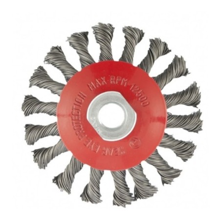 Matrix USHM brush, d = 100mm, M14, plate, brass twisted wire