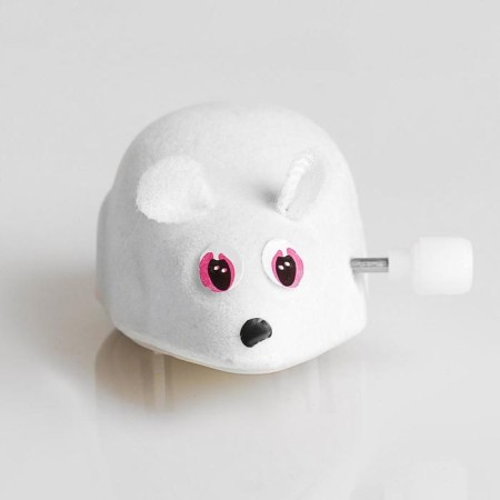 Clockwork mouse, 7 cm, white-4