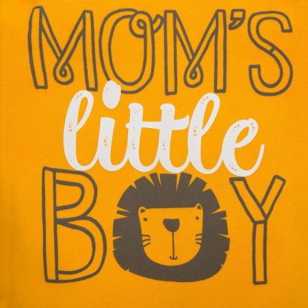 Body crumb I am Mom’s Boy, yellow, height 68-74 cm-3