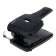 The hole is powerful for 65 sheets, Devente Stripe, with a ruler, reinforced case, black