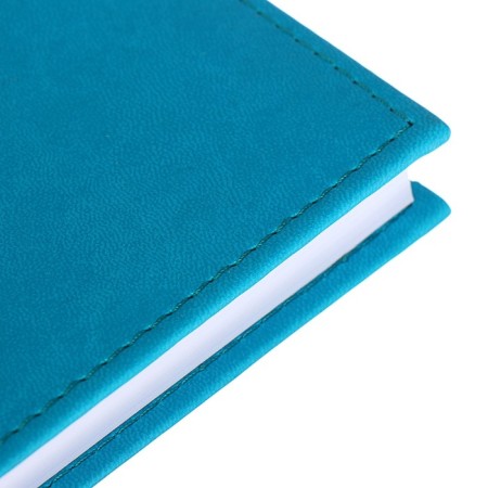 Deliciper of Leduced A5, 160 Vivevella sheets, Cover Artificial Leather, Corners' perforation, Sea Wave-2