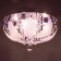 Svetogor chandelier "Zvezda" 4x60W E27 LED lighting chrome 40x40cm