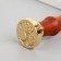 Printing for wax with a wooden handle "Rusali on the stone" 9x2.5x2.5 cm