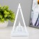 Night Pyramid 2xaa white 9.5x9.5x17 cm Risalux
