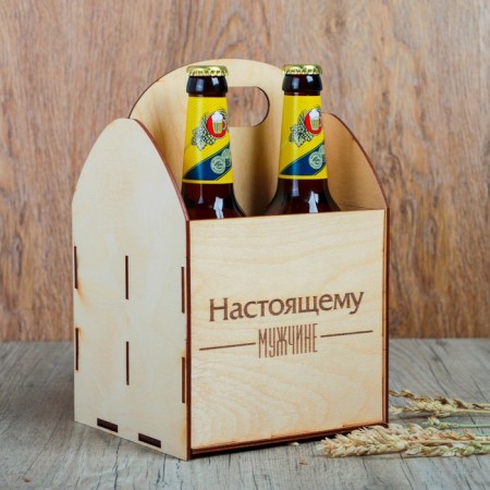 Box for beer "True Man"