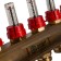 Distributive collector Stout SMB 0473 000006, 6 outputs, with consumables, brass