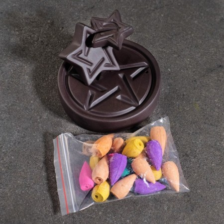 Set of incense on the stand "Stars" 11x7cm-4